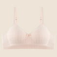 thumbnail image 6 of AUNVITO Teen Girls Supportive Bra Comfortable Breathable Fixed Cup Lightweight Training Bras for Development Stage, 6 of 8