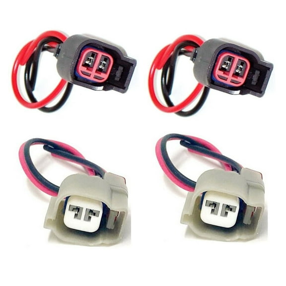 4 x ABS Wheel Speed Sensor Connectors Front-Rear LR Fits: Chrysler Dodge