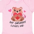 thumbnail image 4 of Inktastic My Granny Loves Me Bear and Hearts Boys or Girls Baby Bodysuit, 4 of 5