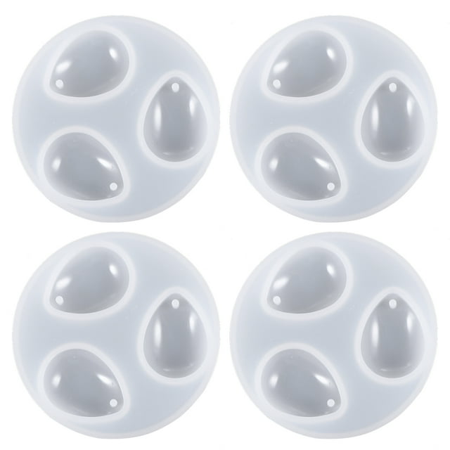 4Pcs Silicone Time Mold DIY Epoxy Resin Mold Pendant Jewelry Casting Mold