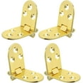 thumbnail image 1 of FrostHike 4 Pcs Table de Machine à Coudre Pliable à Couvercle Rabattable Charnière.doré HY4004G-4P, 1 of 5