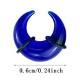 2024 Black Septum Pincher Ring Stretching Ear Plugs Tapers Gauges Gauge
