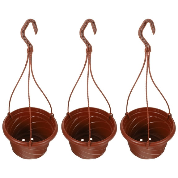 OUNONA  3 Pcs Deck Railing Planter Boxes Chlorophytum Pot