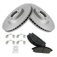 thumbnail image 2 of TRQ Front Brake Pad & Rotor Kit Brake Pads Brake Rotor Semi-Metallic Premium G-Coated Fits Select 2004-2009 Nissan Quest, 2 of 6