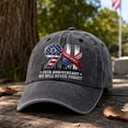 thumbnail image 4 of CHWshoes We'll Never Forget 911 Hat for Women and men Fashion Washed Vintage 9/11 25th Anniversary Memorial Baseball Caps Black, 4 of 6