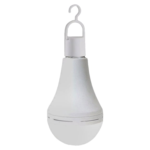 Upgraded Rechargeable Emergency LED Light Bulb 7W 9W 12W 15W 1200mAh Battery Backup For Home Power Outage Versatile E27 Socket Bulb With Screw Hook Design