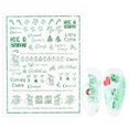 thumbnail image 1 of Christmas Nail Sticker DIY Fashion Snowflake Nail Decal Adhesive Nail Decal, 1 of 6