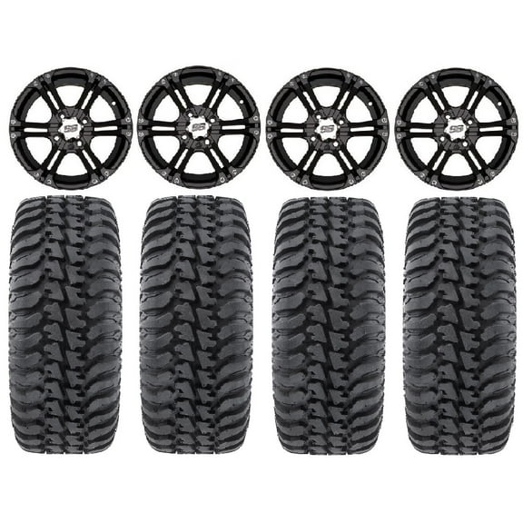 ITP SS212 14" Wheels Black 30" Regulator Tires Polaris RZR XP 1000 / PRO XP / Ranger XP 900/1000