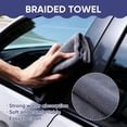 thumbnail image 5 of 2PCS Magic Bathroom Drying Cloth – Super Absorbent Shower Cloth for Cleaning Glass Streak-Free Microfibre Car Drying Towel & Multipurpose Magic Cleaning Cloths (40×40cm), 5 of 5