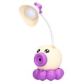 thumbnail image 3 of Lámpara de escritorio LED con forma de pulpo, plegable, multifuncional, luz blanca cálida, carga USB, bonita lámpara de escritorio, 3 of 8