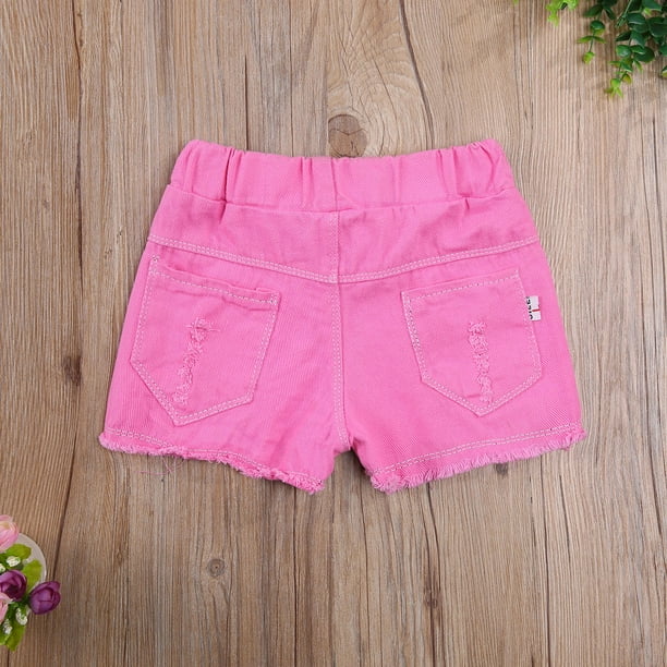Pink hotsell jeans shorts