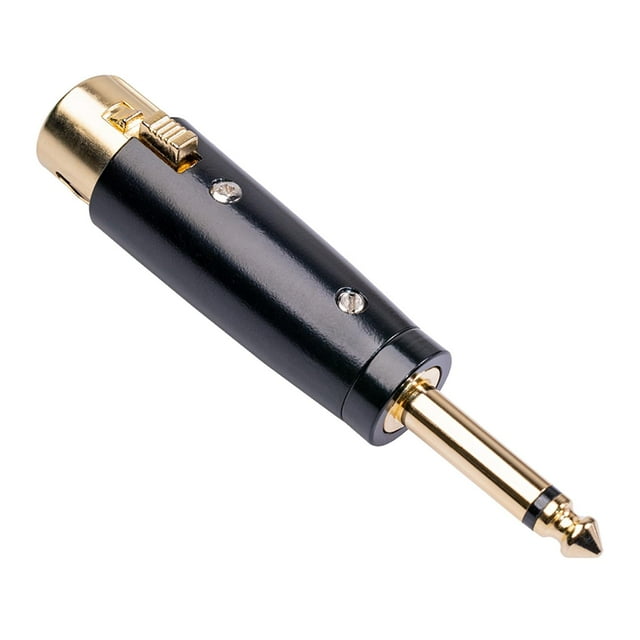 Adaptador de 2 Piezas CUTICAT XLR a 6,35 Mm 1/4 Enchufe Mic Micrófono Cable de sonido