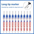 thumbnail image 1 of Feltree Permanent Markers Carpenter Ink Marker Pens Upgrade Colorful Carpenter Pen Construction Markers Marking Tool for Bathroom Woodworking 4 Color 3ml, 1 of 7