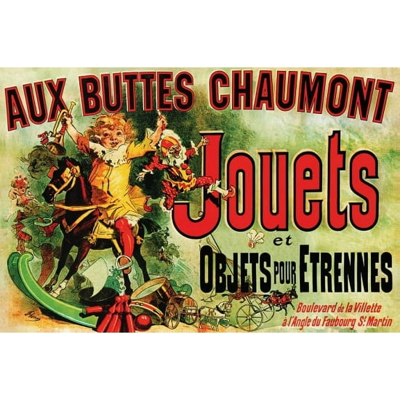 Jouets Chaumont Aux Buttes Chaumont Poster (36 x 24)