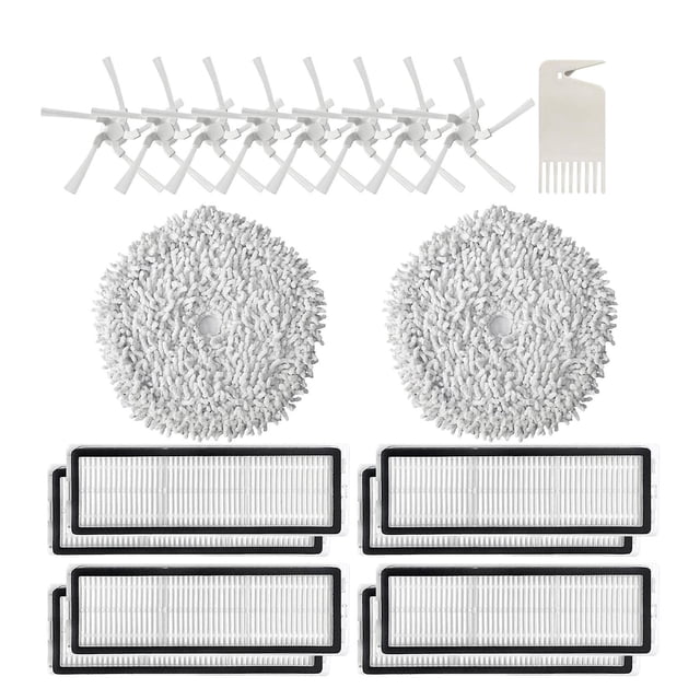 19 Uds para Xiaomi Dreame W10 W10 Pro paño de mopa Cepillo Lateral filtro Hepa