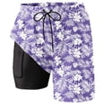 thumbnail image 4 of WEAIXIMIUNG Black Dress Pants Men Slim Fit European Summer Beach Pants Men Trendy Comfortable Coconut Tree Hawaii Beach Leisure Sports Double Layer Pants, 4 of 4