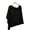 Black, variant on Solid Knit Cotton Poncho