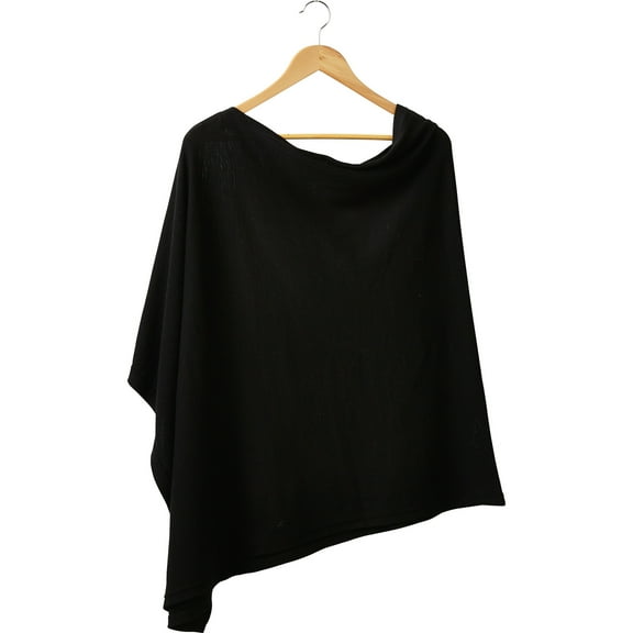 Hadley Wren Solid Knit Cotton Poncho