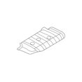 thumbnail image 4 of New Genuine Nissan Insulator-Heat,Trunk Floor 747723BA0A / 74772-3BA0A OEM, 4 of 10