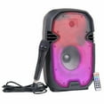 thumbnail image 2 of (2) Gemini PartyBox Rave8 8" Powered Speakers with Heavy Duty Tripod Speaker Stands Package, 2 of 9