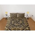 thumbnail image 2 of Dragón de oro de lujo funda nórdica boho juego de cama completo, reina, rey, dormitorio, 2 of 4