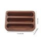 thumbnail image 3 of Tarjetero de madera maciza | Organizador de escritorio para oficina, restaurante u hotel | Caja de madera beige y marrón con diseño sencillo, 3 of 6