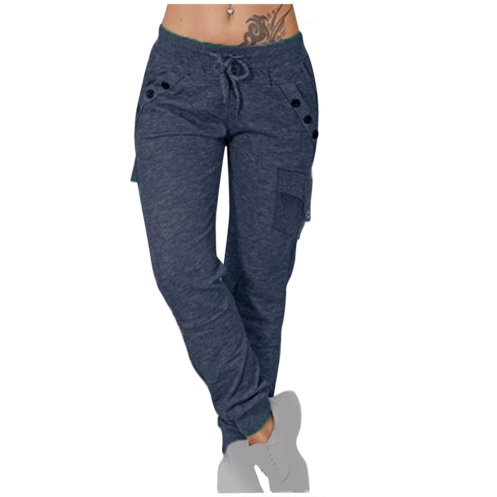 Drawstring workout pants clearance