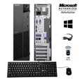 thumbnail image 3 of Lenovo Thinkcentre SFF Desktop PC Computer Intel Core i5 4570 8GB RAM 250GB Windows 11 Home NEW Keyboard, mouse, USB WiFi Refurbished, 3 of 4