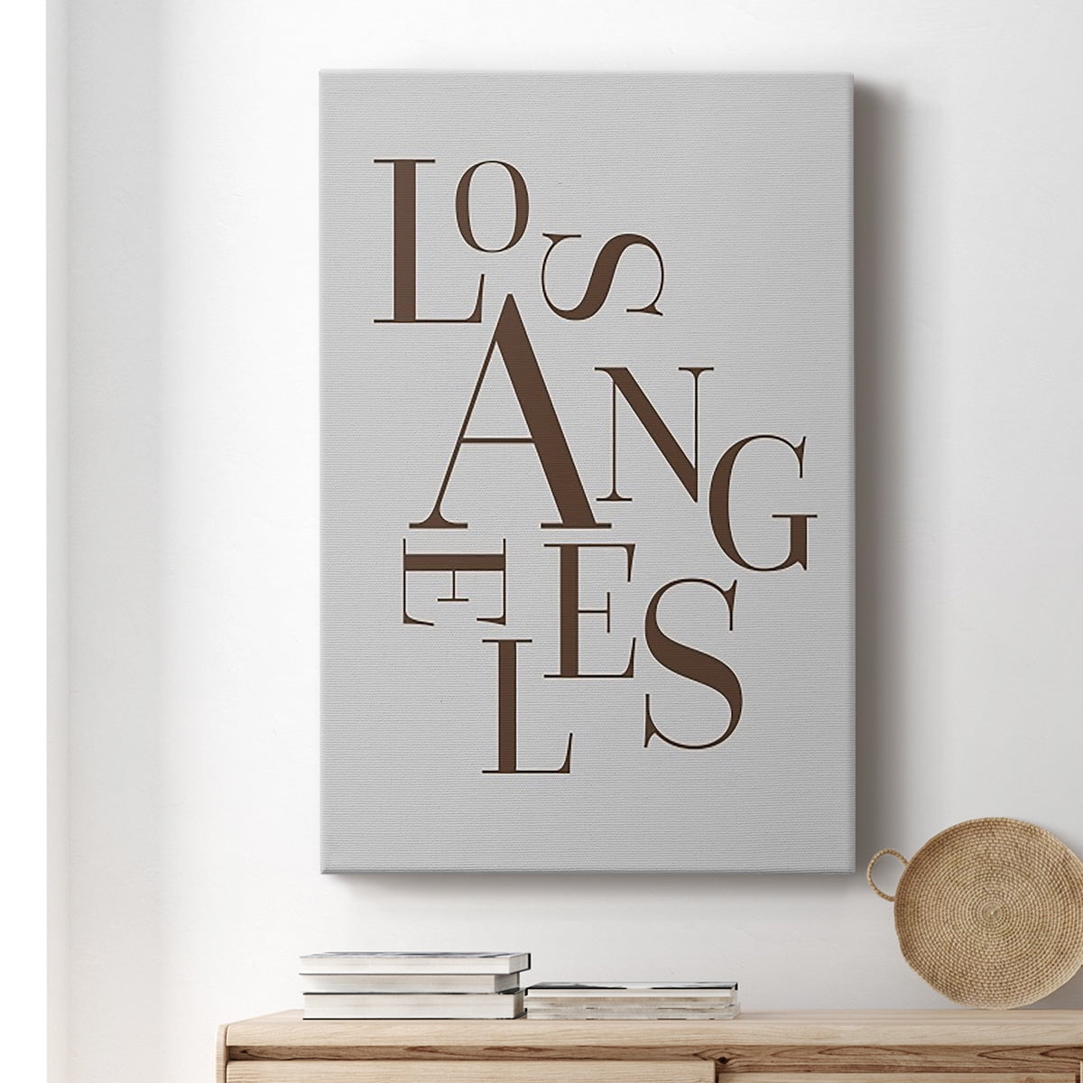 Neutral City Center Type III Premium Gallery Wrapped Canvas - Ready to Hang