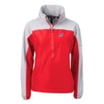 thumbnail image 2 of Women's Cutter & Buck Red/Gray Miami Marlins Charter Eco Recycled Anorak Jacket, 2 of 3