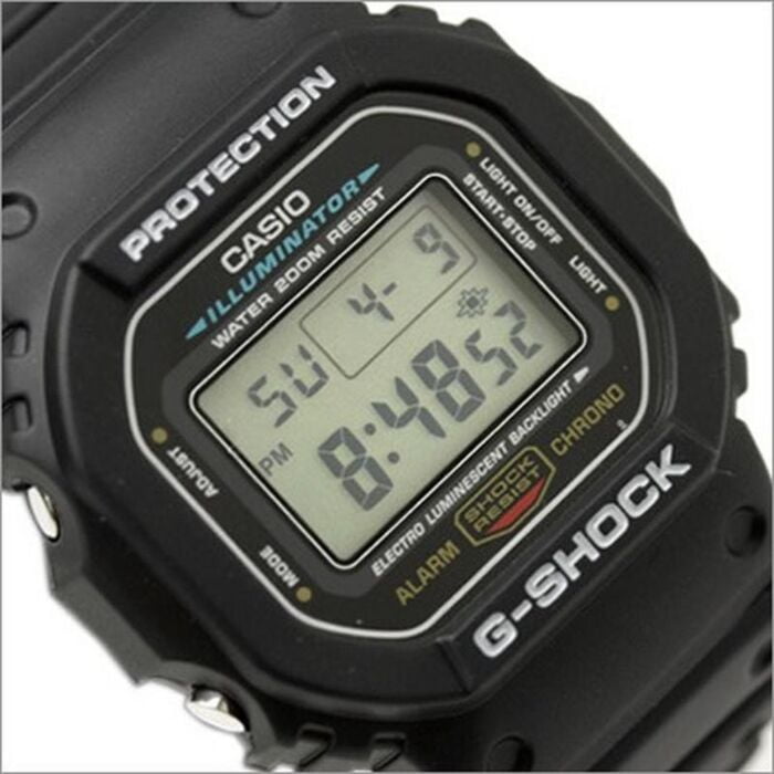 Casio G-Shock Classic Core Watch DW5600E-1V with 45mm Case, Shock