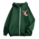 thumbnail image 4 of WILLBEST Sudadera Deportiva para Mujer Ladies' Christmas Printed Zipper Long Sleeved Pocket Adjuststring Casual Hooded Sweatshirt 2248 Grande, 4 of 8
