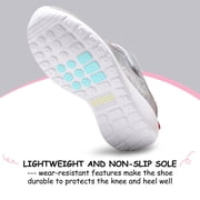 HARVEST LAND Girls Glitter Sneakers Slip-on Athletic Tennis Shoes for Boys Toddler Little/Big Kids