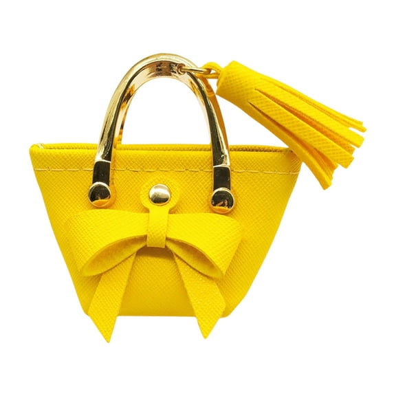 Dolls Handbag for 12 Inch Figures with Bowknot Accessories Miniature Colorful Handbag for 1/6 Scale Dolls