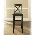 thumbnail image 3 of X-BACK BAR STOOL IN BLACK FINISH WITH 30 INCH SEAT HEIGHT. (SET OF TWO), 3 of 3