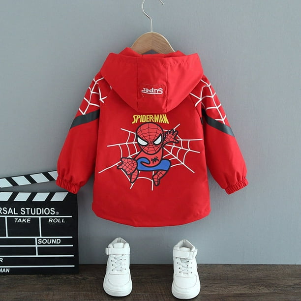 Chaqueta de spiderman para niños new arrivals
