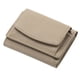 thumbnail image 1 of Cartera de cuero fina para mujer, bloqueadora RFID: cartera pequeña mini con ranuras para tarjetas y compartimento para monedas con cremallera, piel de vaca de grano entero, 10x7cm, 1 of 1
