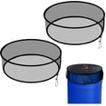 thumbnail image 1 of 2Pcs Mesh Cover for Rain Barrels, Pop Up Rain Barrel Net Cover with Drawstring, Water Collection Buckets Cover, Rain Barrel Netting Screen to Block Leaves and Debris Falling in (24.8inch), 1 of 7