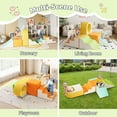 thumbnail image 6 of Climbing Toys for Toddlers, Soft Play 8pcs Set with Tunnel, Cuoote Large Foam Climbing Blocks for Crawl, Slide & Climb, Indoor Play Gym for Nursery Living Room, 6 of 7