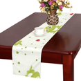 thumbnail image 3 of MKHERT Frog Table Runner for Office Kitchen Dining Room Wedding Party 16x72 inch, 3 of 4