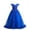E224-Blue, variant on hengsof Girls Summer Embroidered Tulle Sleeveless Dress Round Neck Layered Mesh Party Princess Soft Wedding Ball Gown
