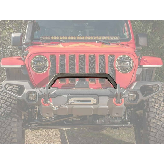Rugged Ridge by RealTruck Venator Bumper Overrider Hoop | Textured Black, Steel | 11549.55 | Compatible with Venator Bumpers from Rugged Ridge by RealTruck