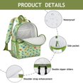 thumbnail image 4 of LightGreen Multicolor Dinosaurs Backpack for School,Cute School Bag,Schoolbag with Adjustable Shoulder Straps & Padded Back,15.25"x11.5"x5.25", 4 of 5