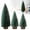 A, variant on Balsam Hill Christmas Trees,Mini Artificial Xmas Tree For Christmas Decoration Christmas Tree Miniature Table Decor Tree With Wooden Base Bottle Brush Tree For Home Christmas Decor Diy (1.96*3.93 In)