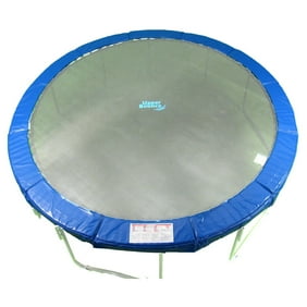 Super Trampoline 8v T B 8 Ft Vinyl Trampoline Safety Pad Spring Cover Blue Walmart Com Walmart Com