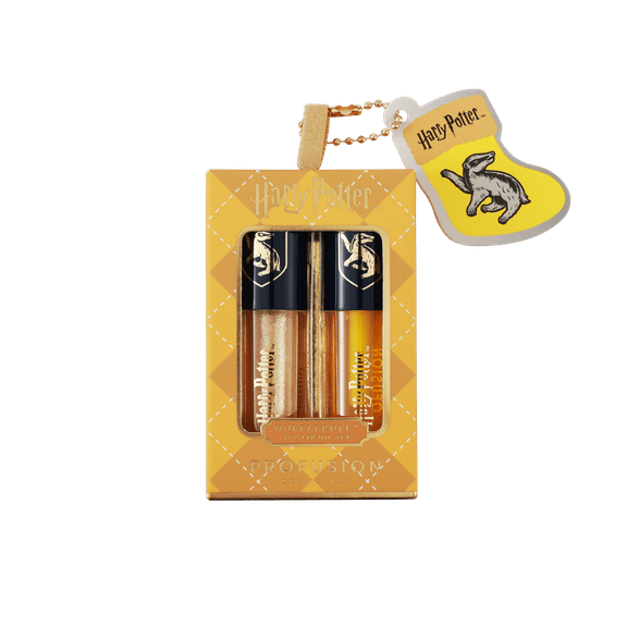 Profusion Cosmetics Harry Potter Holiday Hufflepuff 2PC Lip Oil Set