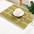 thumbnail image 3 of vnanda Heat Insulation Mat Stripe Print Table Placemat Heat Insulation Non-slip Waterproof Wear Resistant Kitchen Accessories Non-slip Placemat, 3 of 8