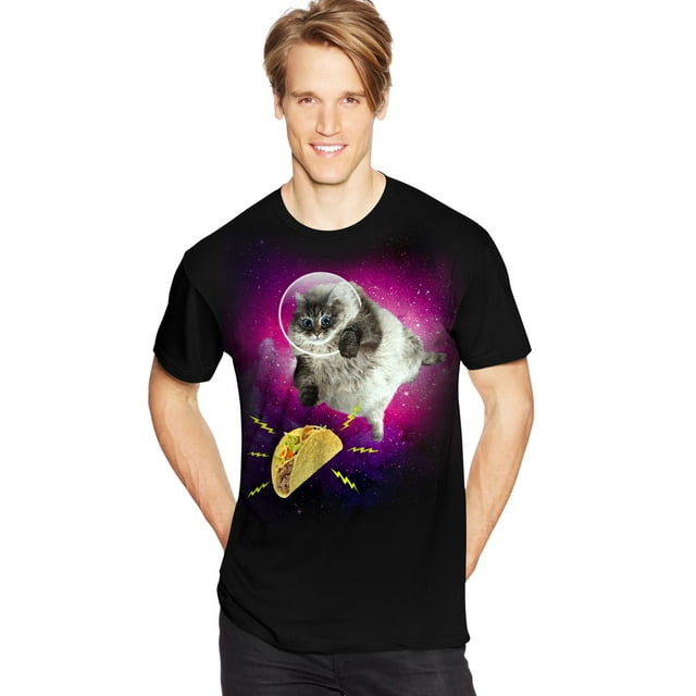 Hanes T-Shirt Graphique pour Hommes, m, Taco Quest