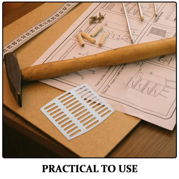 DEEPCRAFF 10Pcs Stainless Steel Wall Weep Hole Covers for Brick Walls with Easy Installation