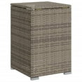 thumbnail image 5 of vidaXL Propane Tank Cover Table Grey 40x40x60 cm Poly Rattan, 5 of 5